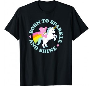 Care Bears Cheer Bear Unicorn Born To Sparkle And Shine T-Shirt